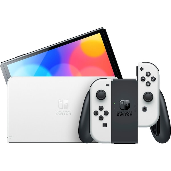 Nintendo Switch, OLED Model w/ White Joy-Con, White 115461 | Zoro